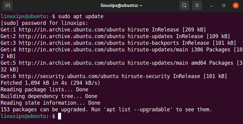 Update Ubuntu