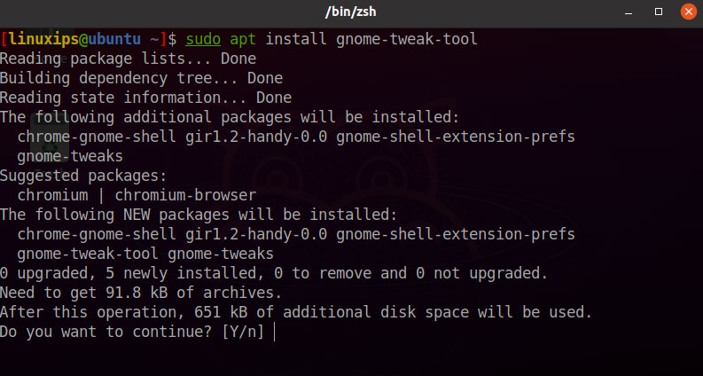 How to install Tweak Tool on Ubuntu