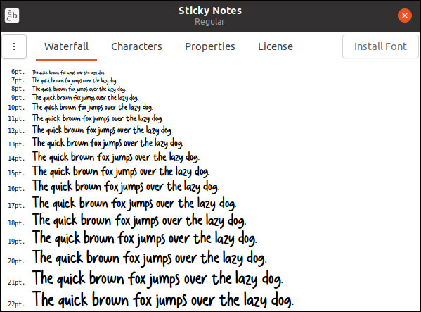 Installation Fonts in Ubuntu