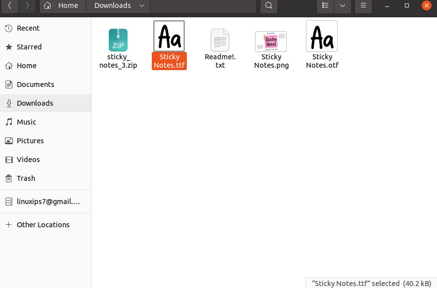 Ubuntu Downloaded Fonts Linuxips