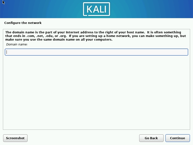 Kali Linux 2022.2 Domain