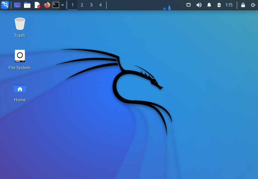 Kali Linux 2022.2 Login with New Password