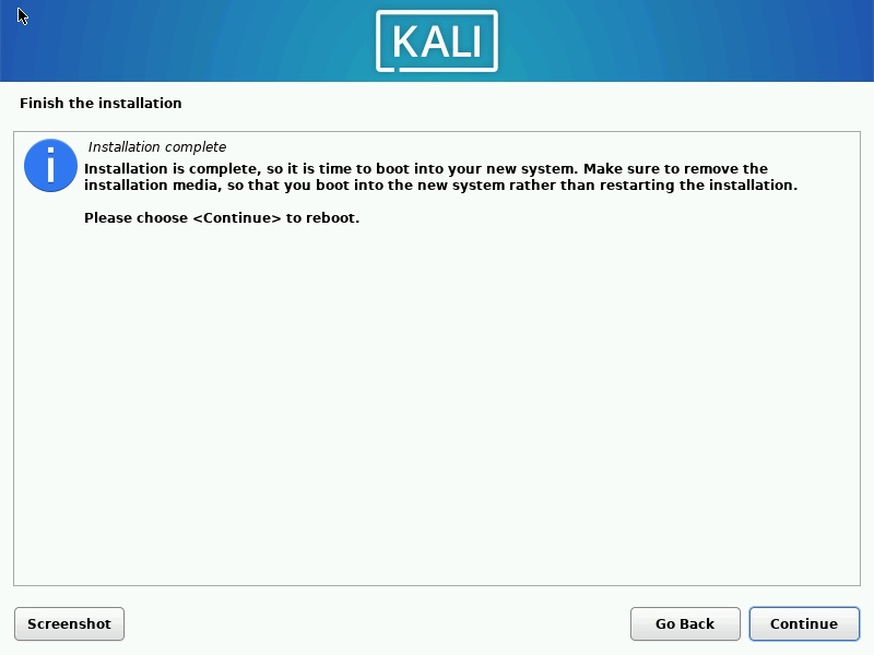 Kali Linux Installation