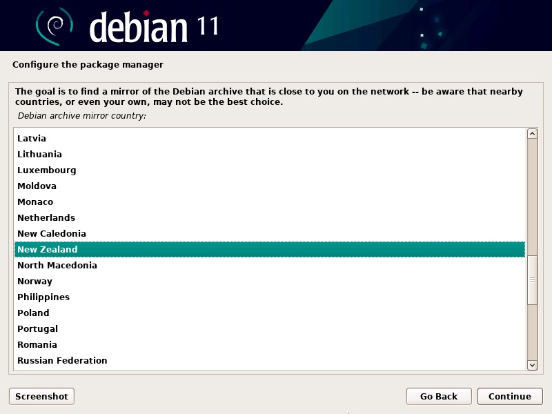 Configure the Package Manager Debian 11