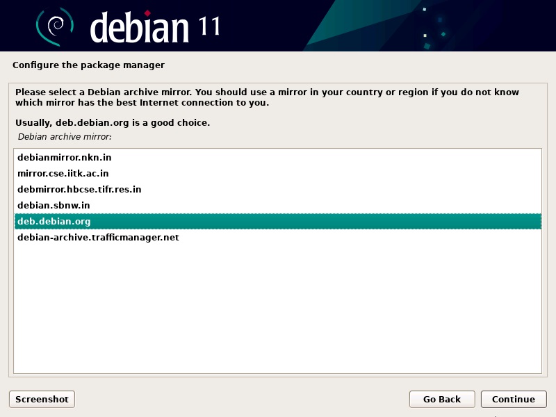 Debian Archive Mirror