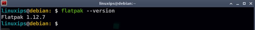 Flatpak Version Installed in Debian