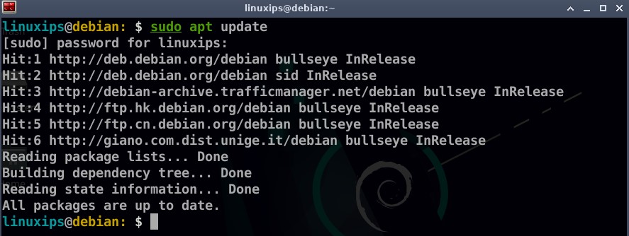 Update Debian