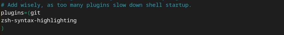 zsh Plugins