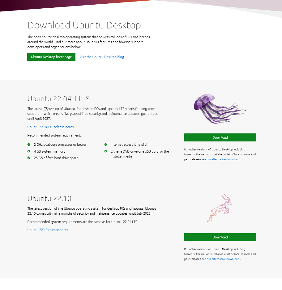 Download Ubuntu 22.10 Desktop