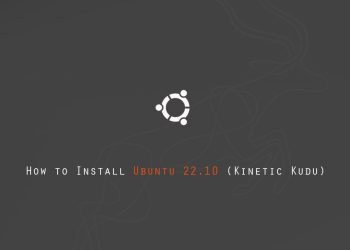 How to Install Ubuntu 22.10 (Kinetic Kudu)