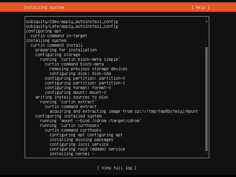 Install Ubuntu Server 