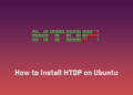 How to Install HTOP on Ubuntu